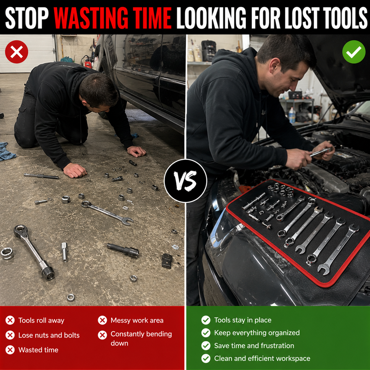 Medium Magnetic Tool Mat